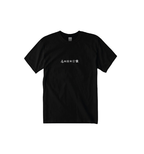 T-SHIRT COORDINATE BLACK